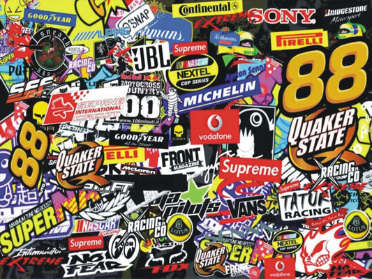 SB51-SB58 Sticker Bomb Sheets for Car Van Motorbike Boat Phone Laptop Wall Window Tablet Various Designs Available