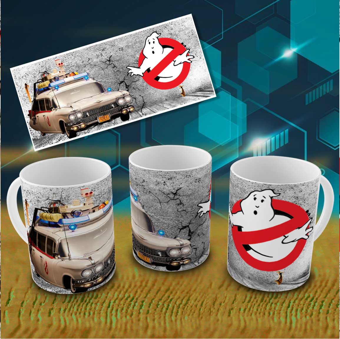 CAR02 Car 11oz Ceramic printed mug funny cup gift tea coffee costa Car1