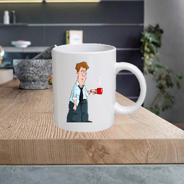 CARPRO20 Cartoon Pro 11oz Ceramic printed mug funny cup gift tea coffee costa