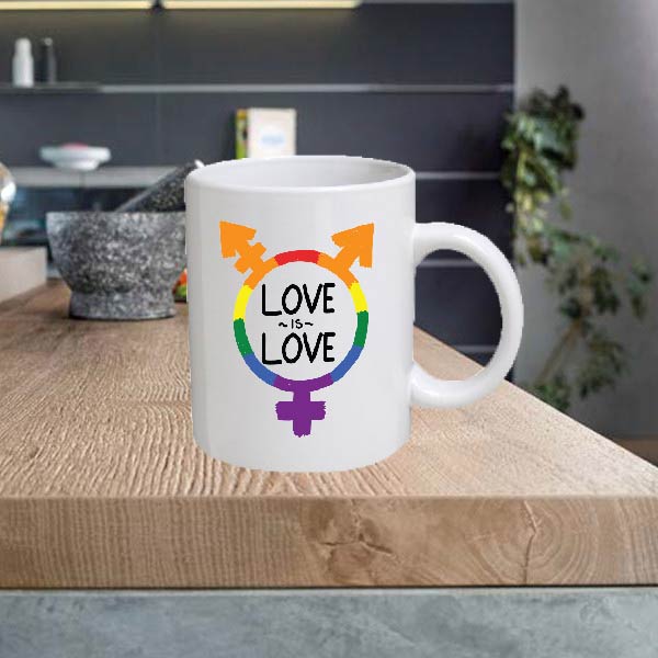 LGBT01 LGBT 11oz Ceramic printed mug funny cup gift tea coffee costa