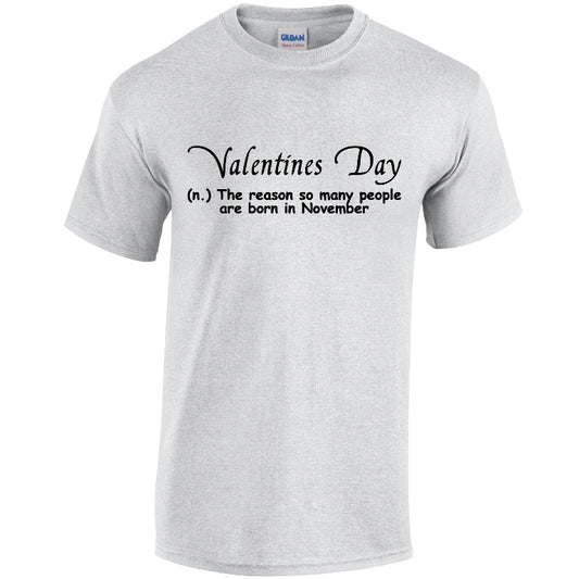 Valentines Day Mens Cotton T-shirts Available in Black Grey and White NEO01142