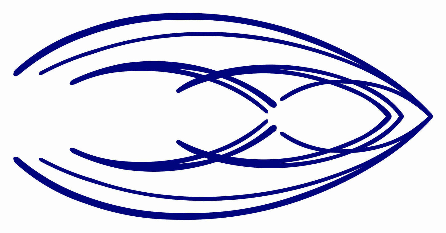 NEO00551-NEO00560 Pinstripe Design 7 Car Bike Van Truck Boat Vinyl Graphic Sticker Decal Various Designs Available