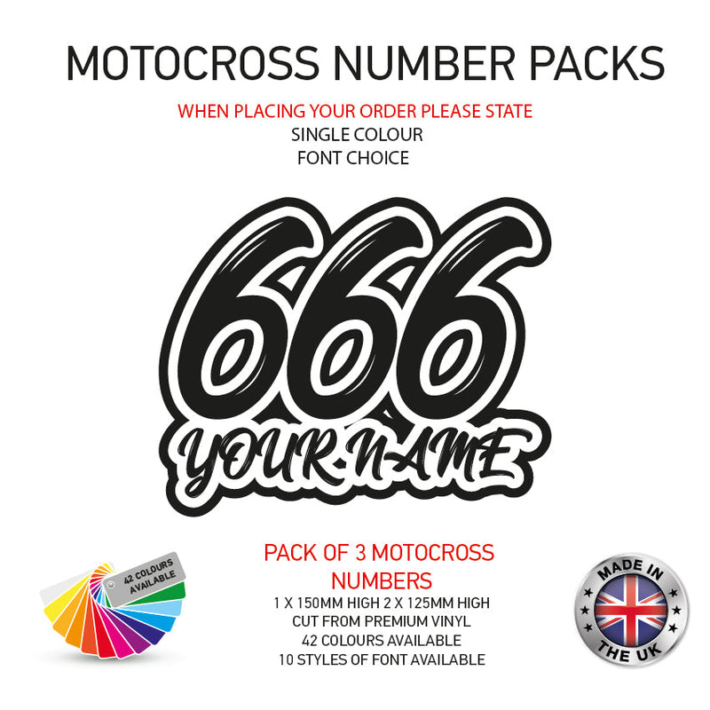 06D Race Name & Numbers