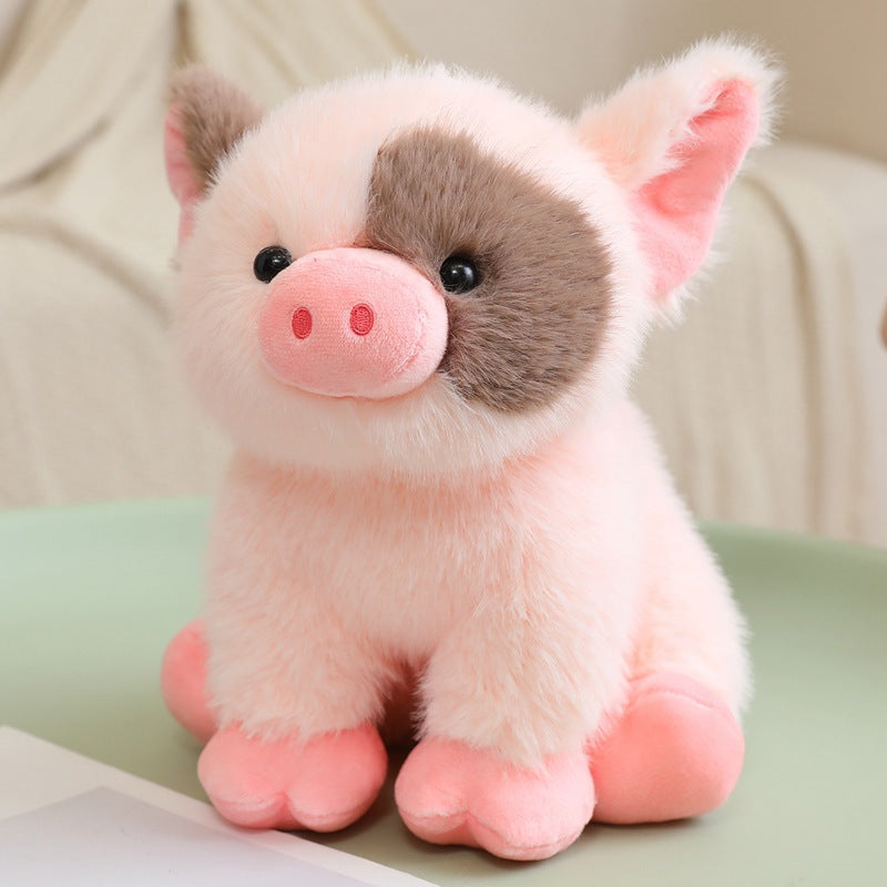 Cute and Adorable Little Pig Plush Toy, Soft Stuffed Animal Pig Doll, Comforting Sleep Companion for Kids Birthday Gift