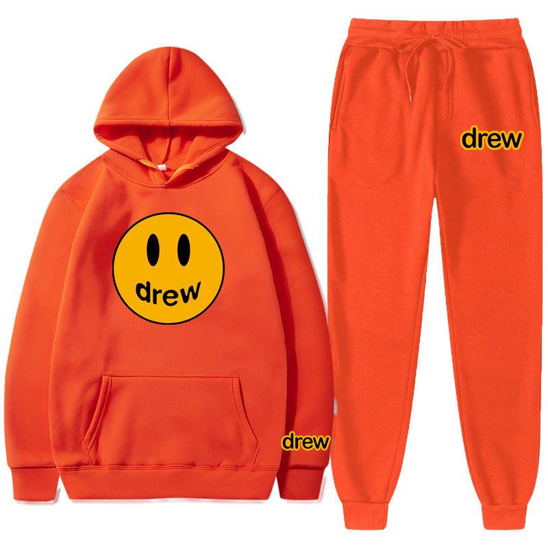 Style Unisex Long Sleeve Hooded Hoodie and Sweatpants Set