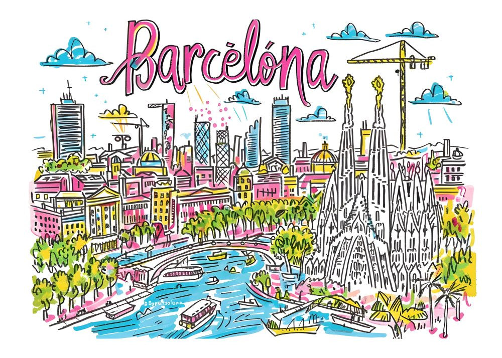 TT06 Trendy Travel Poster Printed | Premium Waterproof & Tear Resistant Full Colour Posters