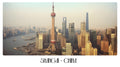 PP102 Shangai China Panoramic Premium Waterproof & Tear Resistant Poster