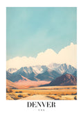 DAV104 Denver USA Printed | Premium Waterproof & Tear Resistant Full Colour Posters