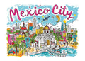 TT104 Mexico City Printed | Premium Waterproof & Tear Resistant Full Colour Posters