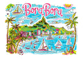 TT106 Bora Bora Printed | Premium Waterproof & Tear Resistant Full Colour Posters