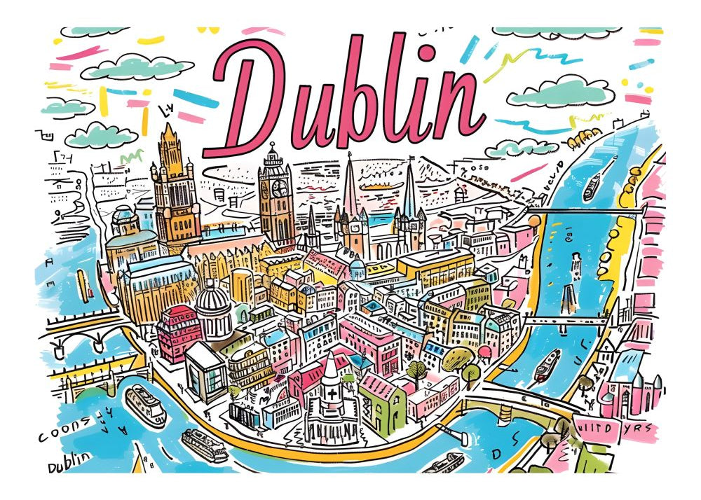 TT06 Trendy Travel Poster Printed | Premium Waterproof & Tear Resistant Full Colour Posters