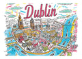 TT107 Dublin Printed | Premium Waterproof & Tear Resistant Full Colour Posters