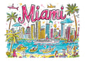 TT109 Miami Printed | Premium Waterproof & Tear Resistant Full Colour Posters
