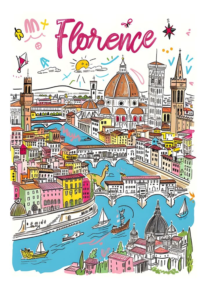 TT1 Trendy Travel Poster Printed | Premium Waterproof & Tear Resistant Full Colour Posters