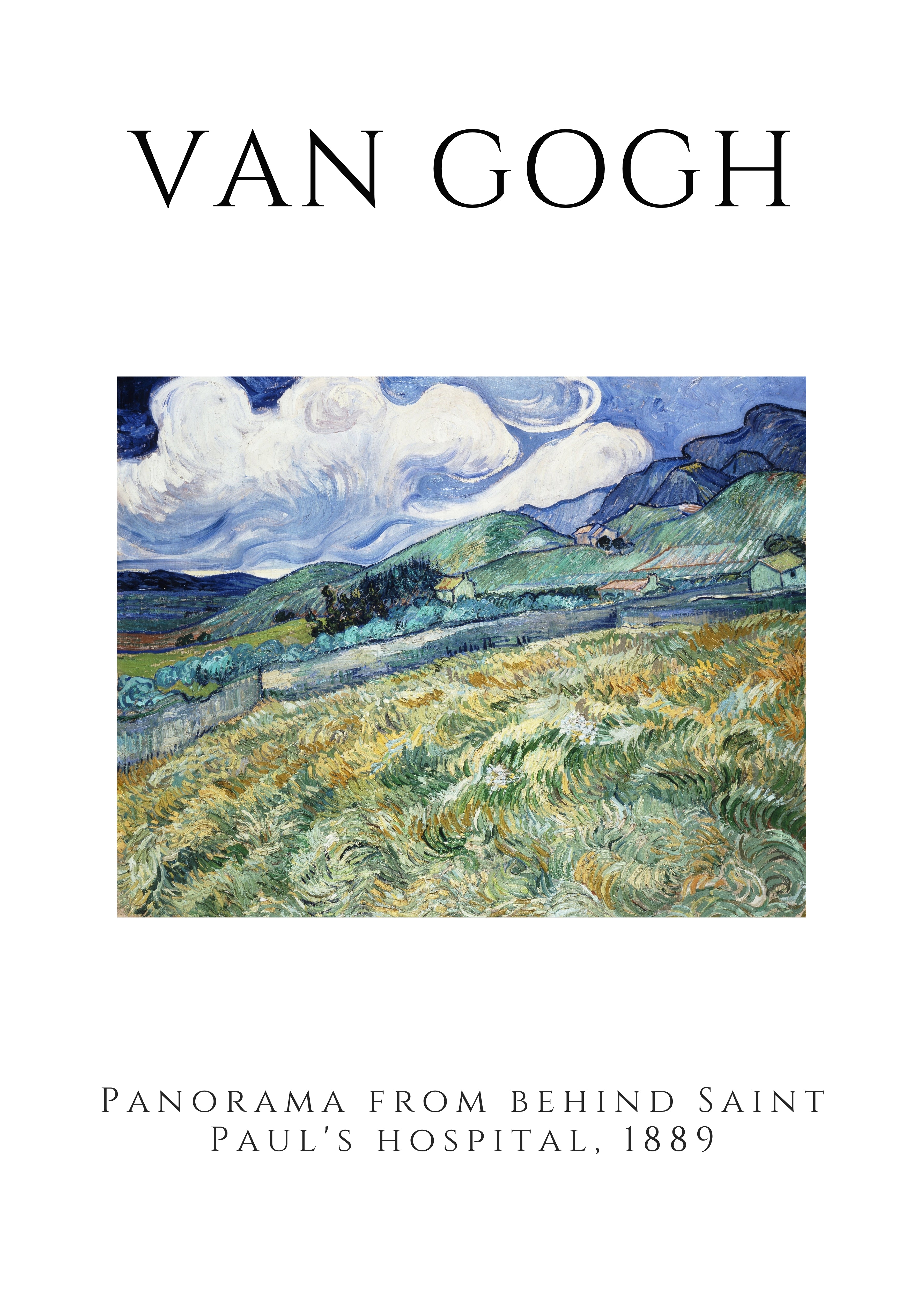 VANG10 Van Gogh Poster Printed | Premium Waterproof & Tear Resistant Full Colour Posters