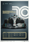 F110 F1 Cars Poster Printed | Premium Waterproof & Tear Resistant Full Colour Posters