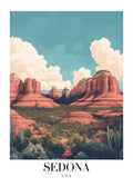 DAV111 Sedona USA Printed | Premium Waterproof & Tear Resistant Full Colour Posters