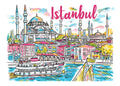 TT111 Istanbul Printed | Premium Waterproof & Tear Resistant Full Colour Posters