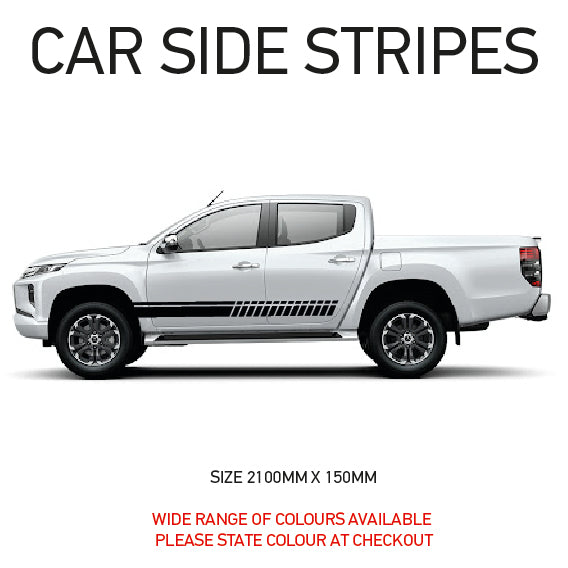 NEO01158A Universal Side Stripe Will Fit Any Car Van