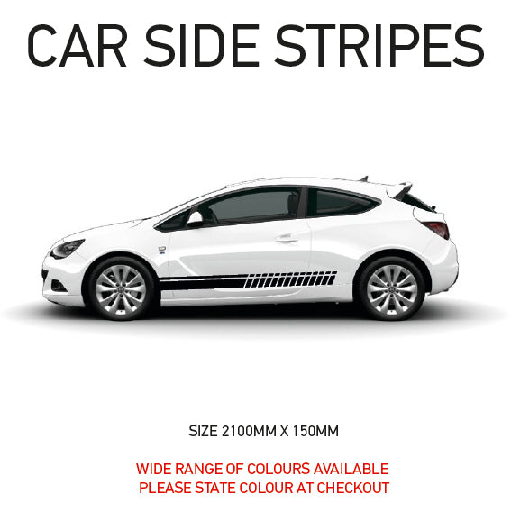 NEO01158A Universal Side Stripe Will Fit Any Car Van