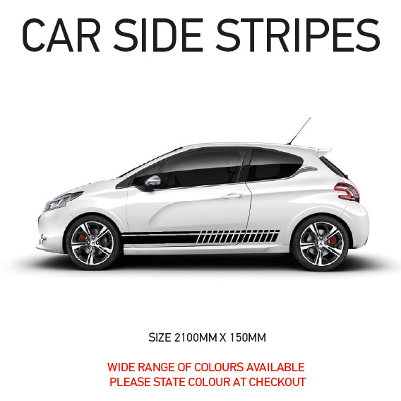 NEO01158A Universal Side Stripe Will Fit Any Car Van