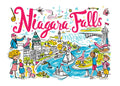 TT115 Niagara Falls Printed | Premium Waterproof & Tear Resistant Full Colour Posters