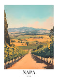 DAV116 Napa USA Printed | Premium Waterproof & Tear Resistant Full Colour Posters
