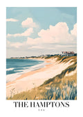 DAV117 The Hamptons USA Printed | Premium Waterproof & Tear Resistant Full Colour Posters