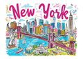 TT117 New York Printed | Premium Waterproof & Tear Resistant Full Colour Posters