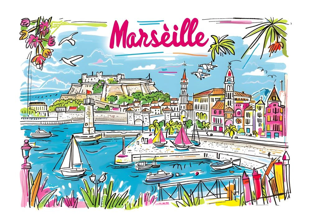 TT07 Trendy Travel Poster Printed | Premium Waterproof & Tear Resistant Full Colour Posters