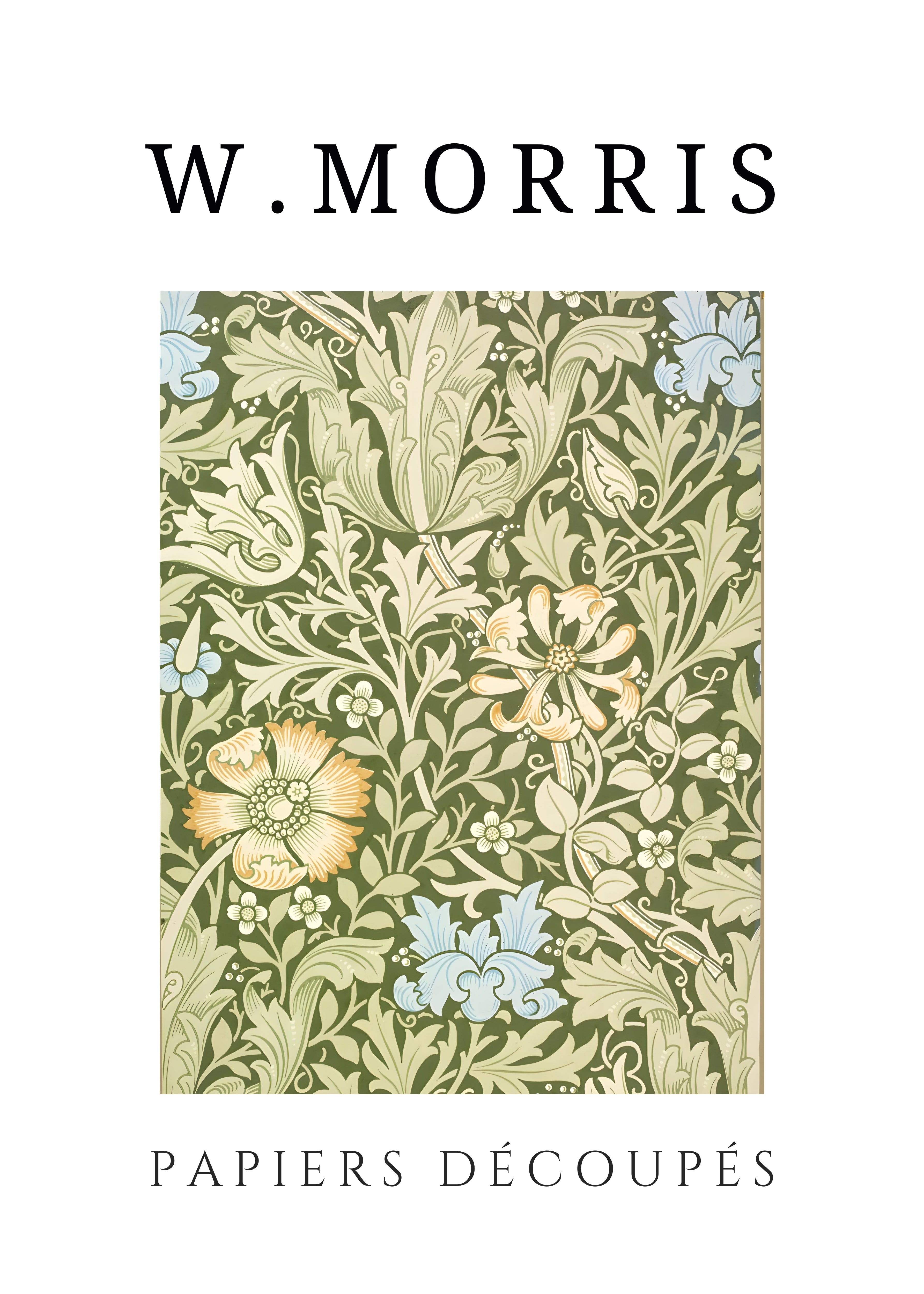 WMO11 W Morris Poster Printed | Premium Waterproof & Tear Resistant Full Colour Posters