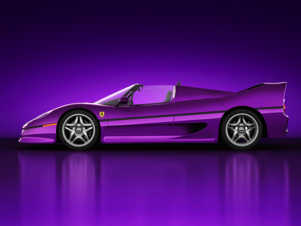 CC01-15 Classic Car Poster Printed | Premium Waterproof & Tear Resistant Full Colour Posters