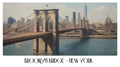 PP11 Brooklyn Bridge USA Panoramic Premium Waterproof & Tear Resistant Poster