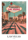 DAV11 Las Vegas USA Printed | Premium Waterproof & Tear Resistant Full Colour Posters