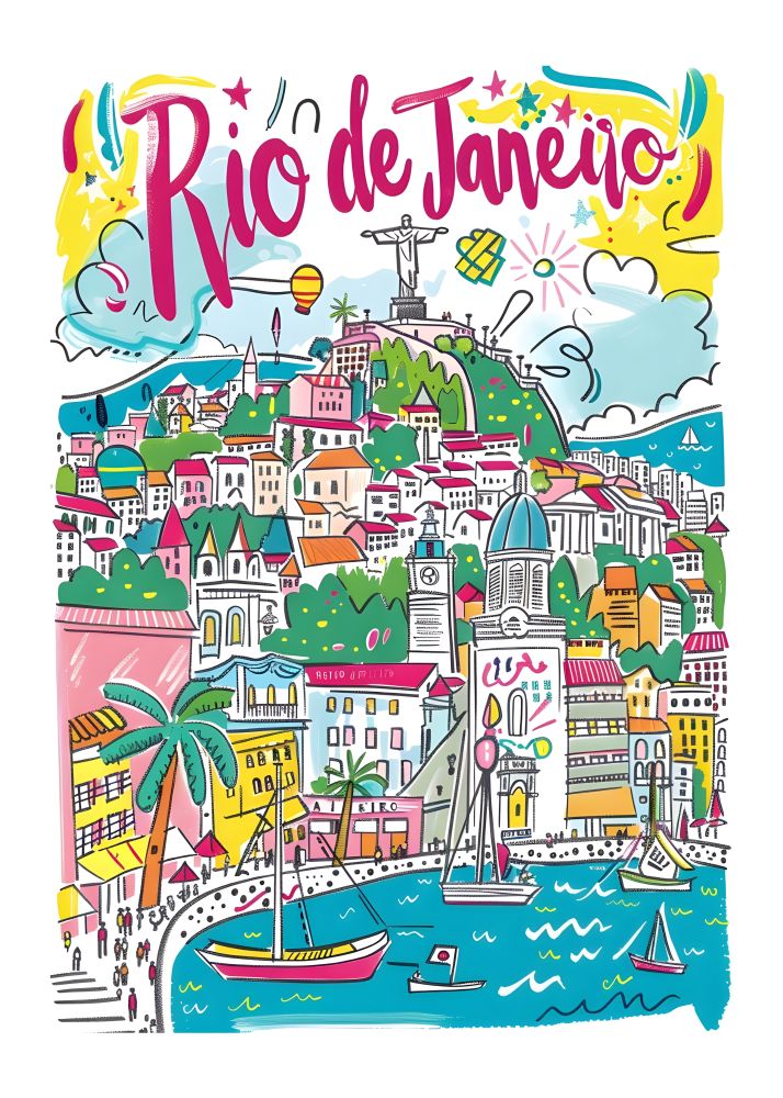 TT1 Trendy Travel Poster Printed | Premium Waterproof & Tear Resistant Full Colour Posters