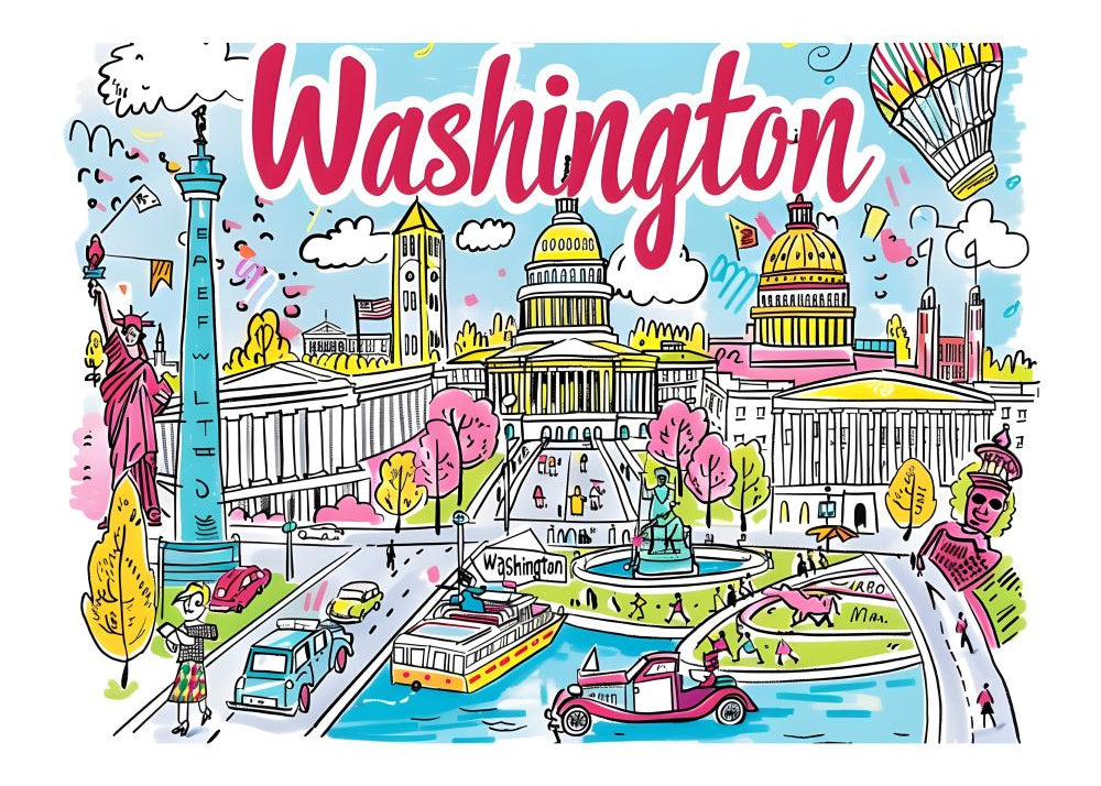TT07 Trendy Travel Poster Printed | Premium Waterproof & Tear Resistant Full Colour Posters