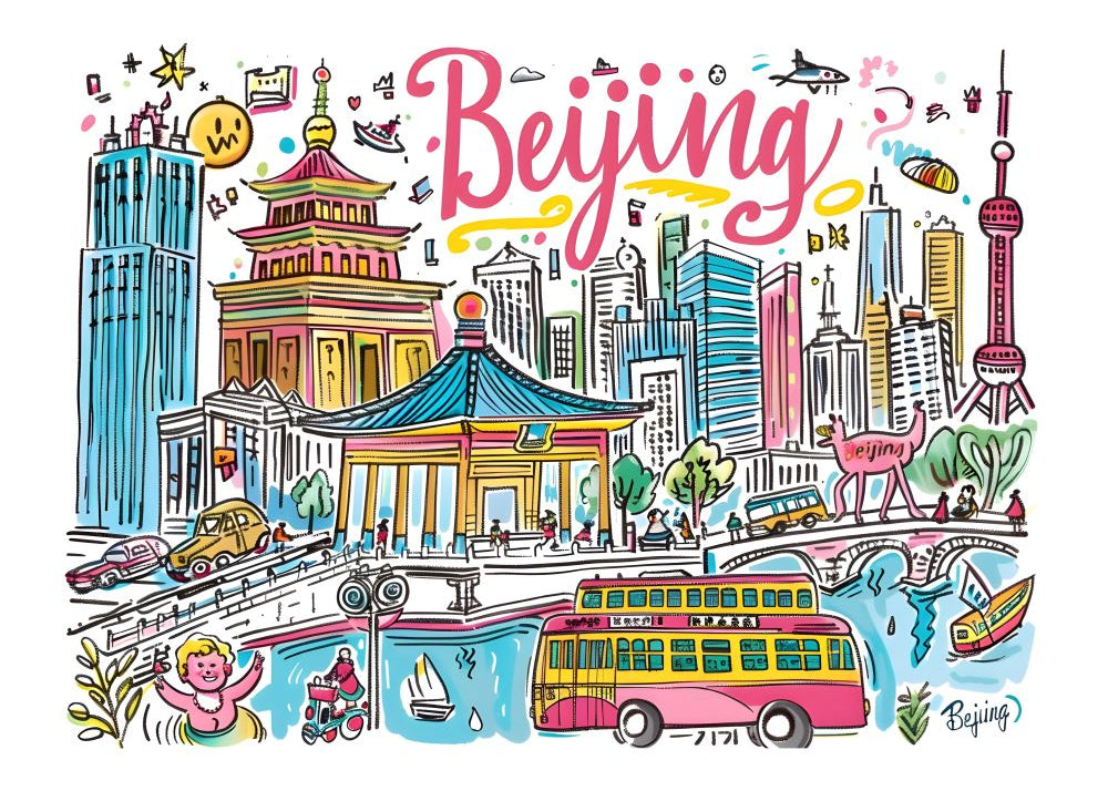 TT07 Trendy Travel Poster Printed | Premium Waterproof & Tear Resistant Full Colour Posters