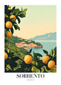 DAV123 Sorrento Italy Printed | Premium Waterproof & Tear Resistant Full Colour Posters