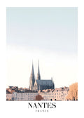 DAV127 Nantes France Printed | Premium Waterproof & Tear Resistant Full Colour Posters