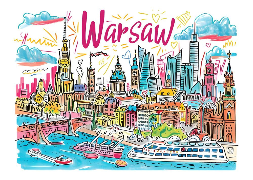 TT07 Trendy Travel Poster Printed | Premium Waterproof & Tear Resistant Full Colour Posters