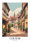 DAV131 Colmar France Printed | Premium Waterproof & Tear Resistant Full Colour Posters