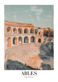 DAV133 Arles France Printed | Premium Waterproof & Tear Resistant Full Colour Posters