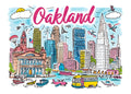 TT134 Oakland Printed | Premium Waterproof & Tear Resistant Full Colour Posters