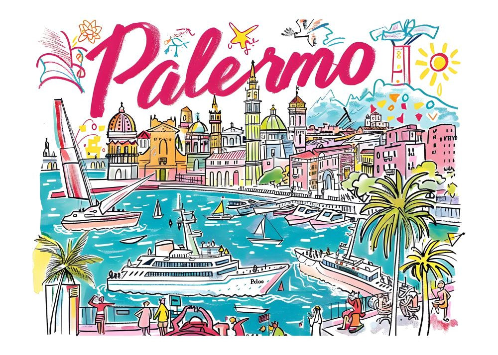 TT07 Trendy Travel Poster Printed | Premium Waterproof & Tear Resistant Full Colour Posters
