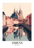 DAV137 Amiens France Printed | Premium Waterproof & Tear Resistant Full Colour Posters