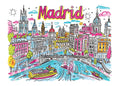 TT137 Madrid Printed | Premium Waterproof & Tear Resistant Full Colour Posters