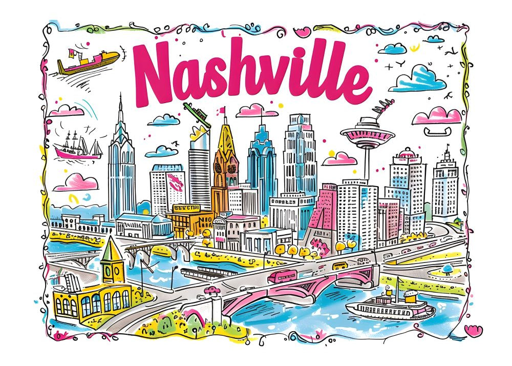 TT07 Trendy Travel Poster Printed | Premium Waterproof & Tear Resistant Full Colour Posters