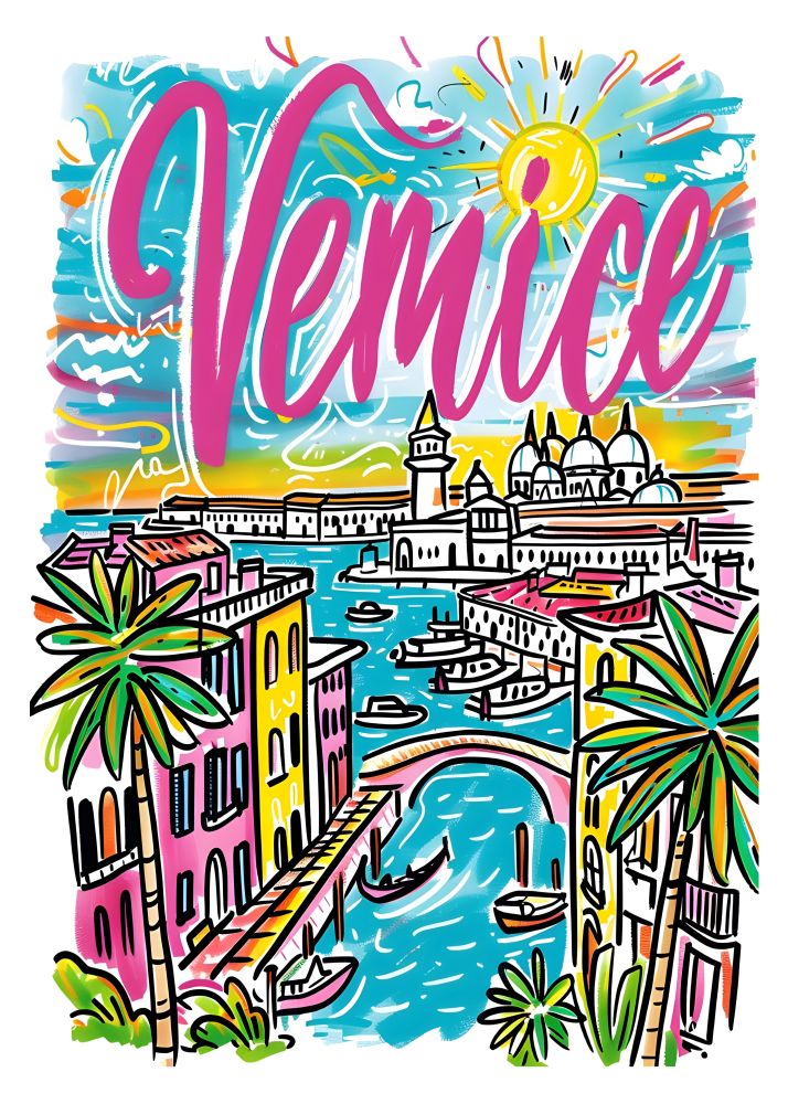 TT1 Trendy Travel Poster Printed | Premium Waterproof & Tear Resistant Full Colour Posters
