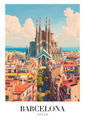 DAV13 Barcelona Spain Printed | Premium Waterproof & Tear Resistant Full Colour Posters