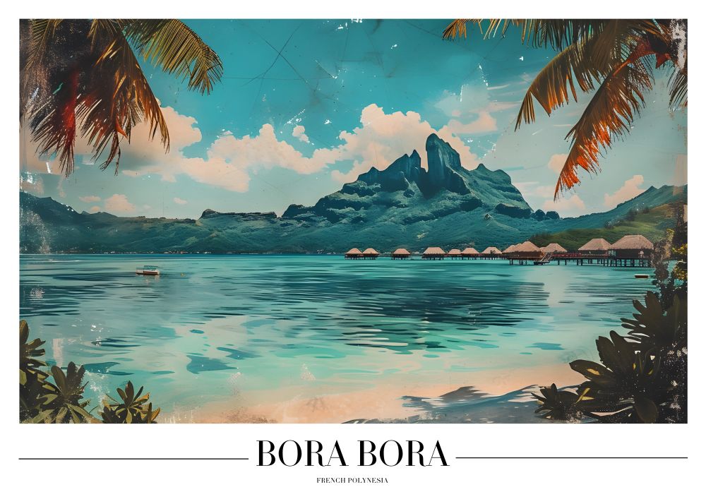 Travel Poster Printed | Premium Waterproof & Tear Resistant Full Colour Posters